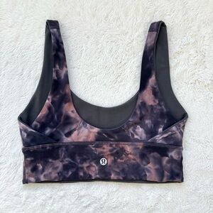 Lululemon Align Reversible Bra Women's 4 Tie Dye Light Support A/B Cup Yoga Gym